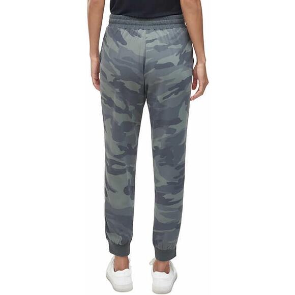 Splendid Women Jogger Pants Small Green Camouflage Soft Pull On Drawstring Waist - Picture 3 of 11